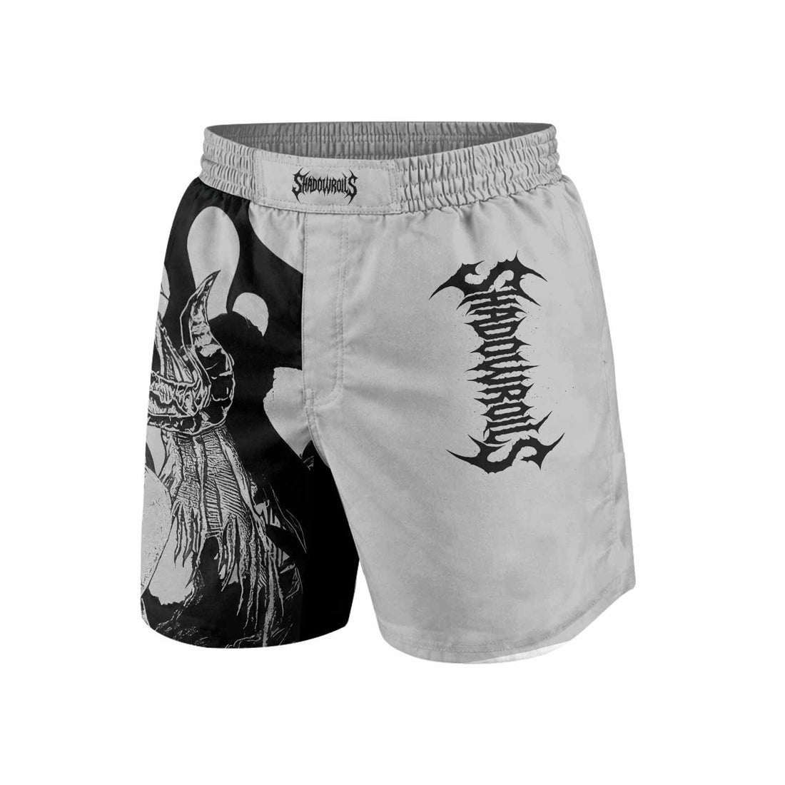 The Forsaken Beast Grappling Shorts - front and back view