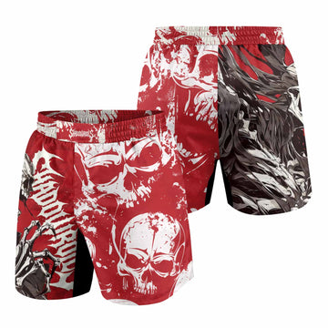 Reaper's Wrath Grappling Shorts - front and back view