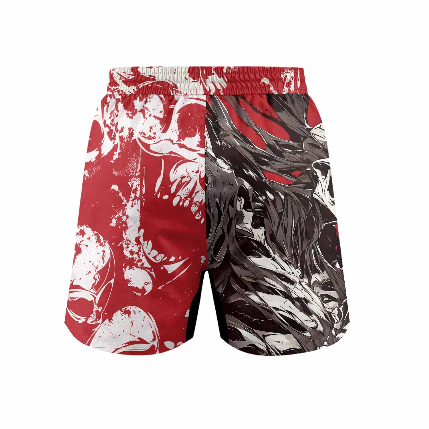 Reaper's Wrath Grappling Shorts - back view mockup