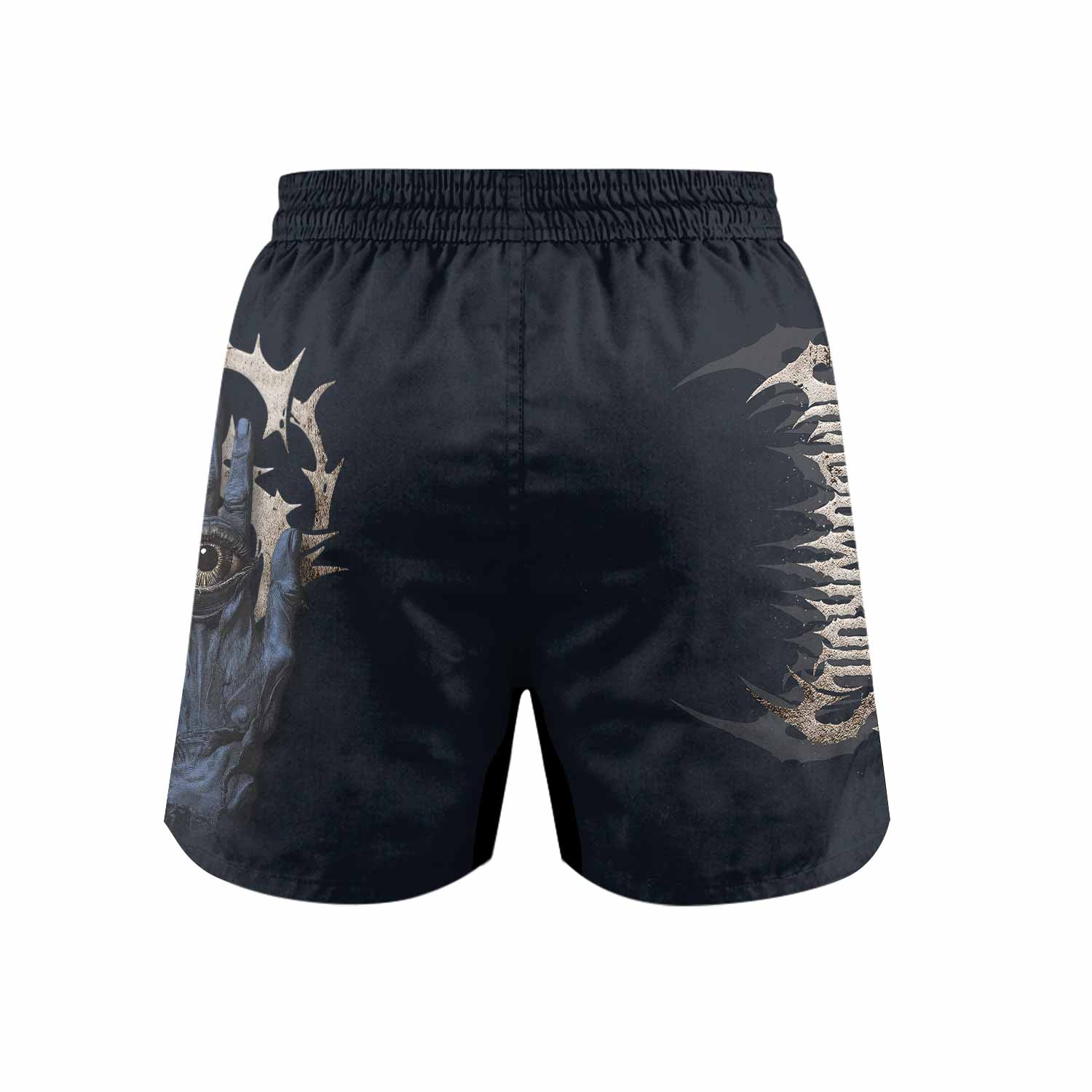 The All-Seeing Hand Grappling Shorts - back view mockup