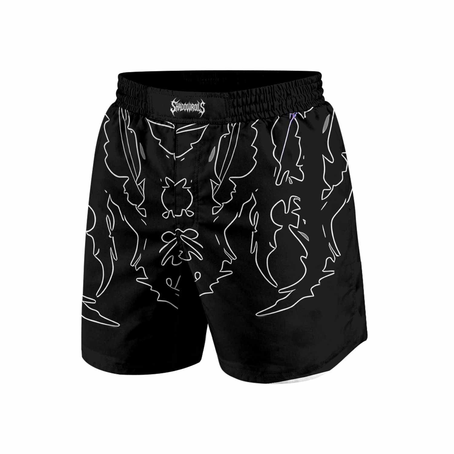 Far From Grace Grappling Shorts - front view mockup
