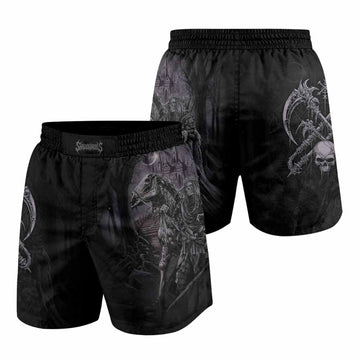 Reaper's Dominion Grappling Shorts - front and back view