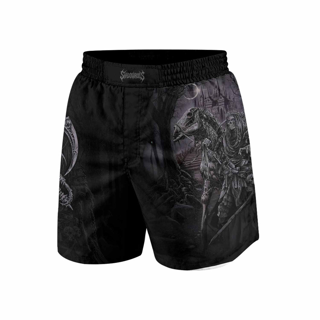 Reaper's Dominion Grappling Shorts - front and back view
