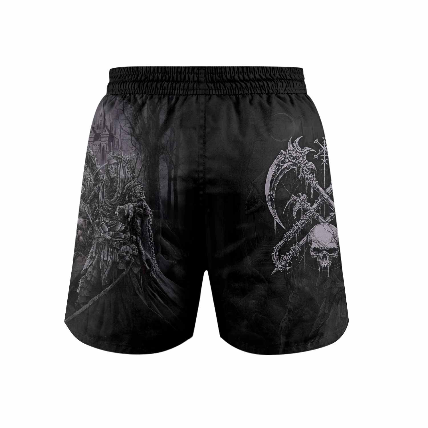 Reaper's Dominion Grappling Shorts - back view mockup