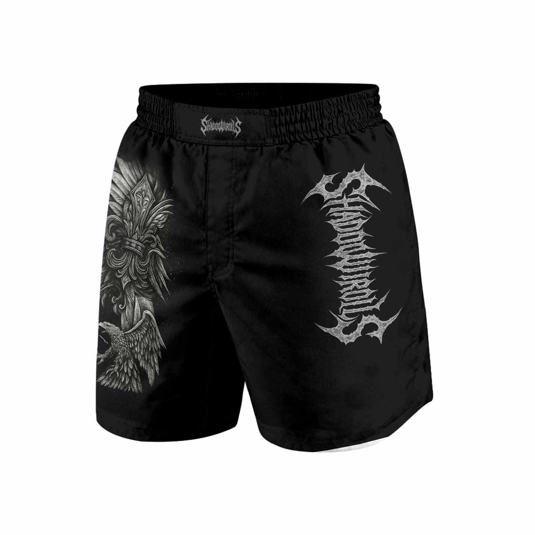 Shadow Silence Grappling Shorts - front and back view