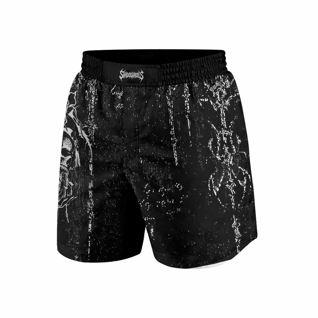 Hellborn Wrath Grappling Shorts - front and back view