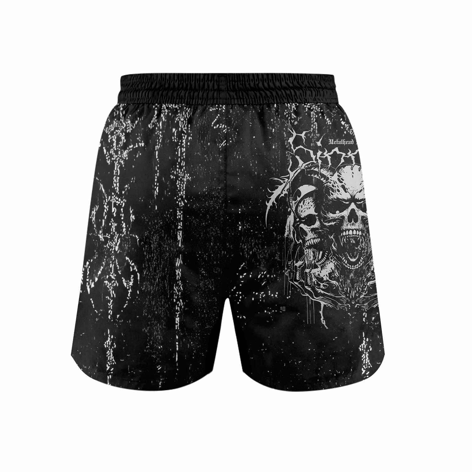 Hellborn Wrath Grappling Shorts - back view mockup