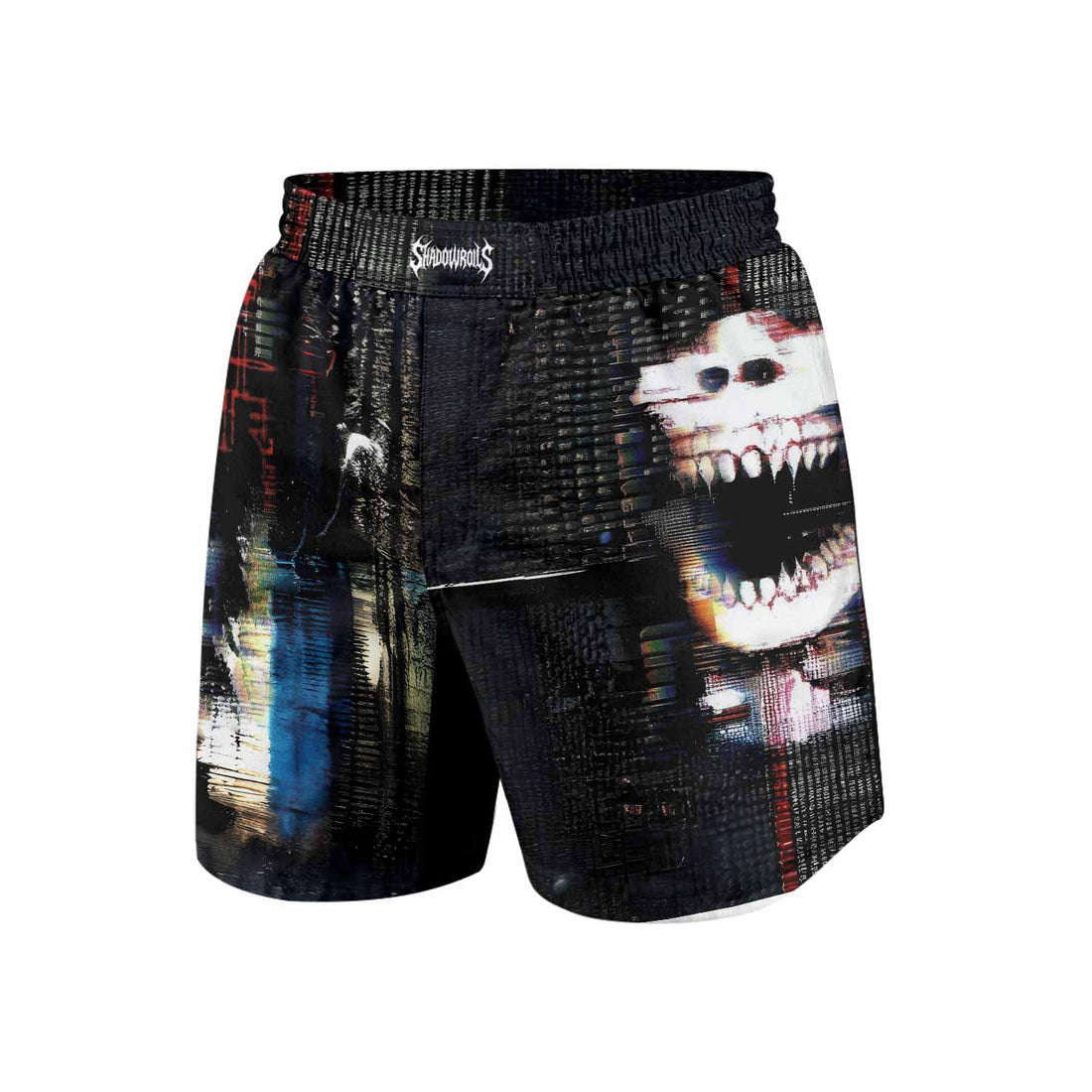 Digital Fear Protocol Grappling Shorts - front and back view