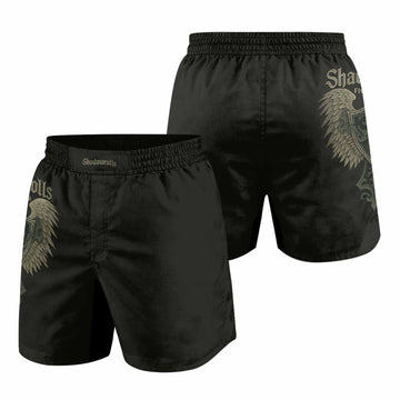 Shadow Guardian Grappling Shorts - front and back view