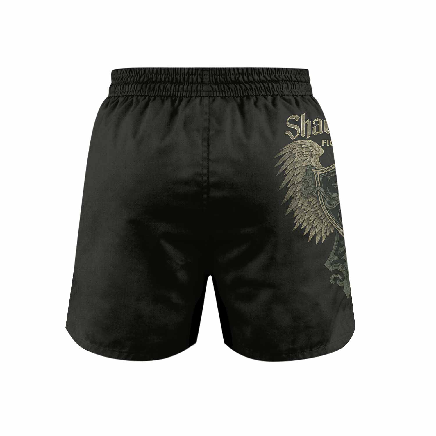 Shadow Guardian Grappling Shorts - back view mockup