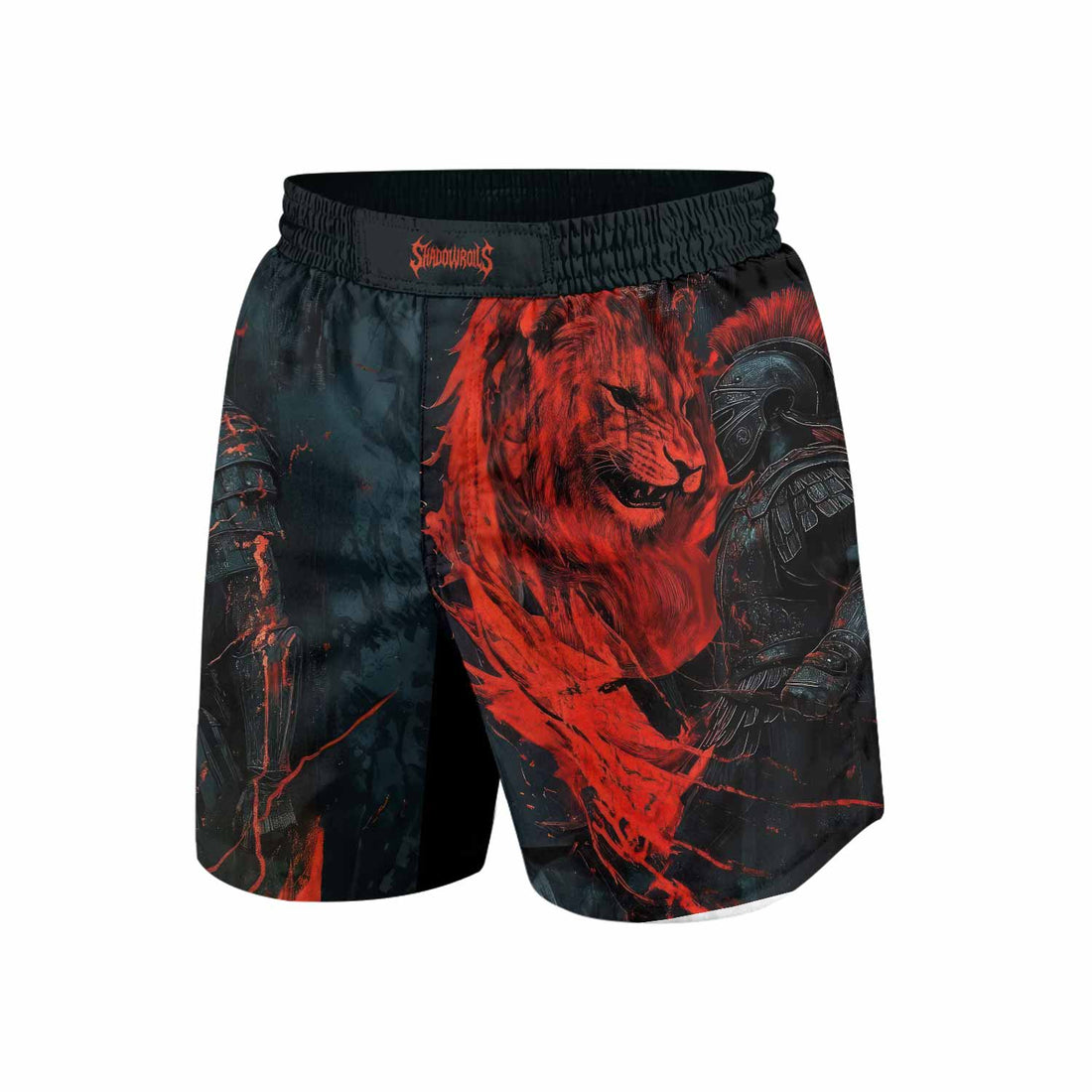 Legion of Blood Grappling Shorts - front and back view
