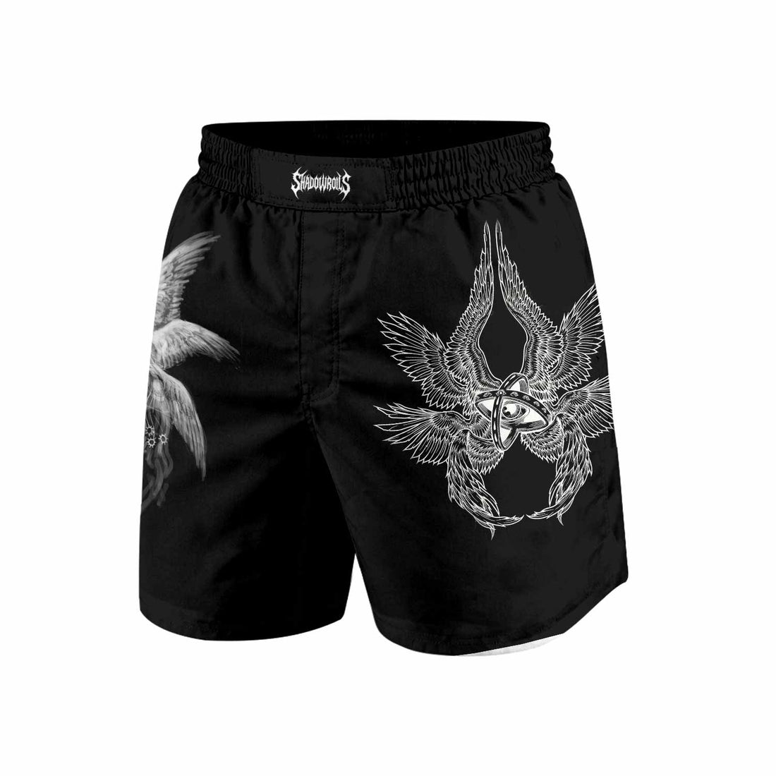 Seraphim Ascend Grappling Shorts - front and back view