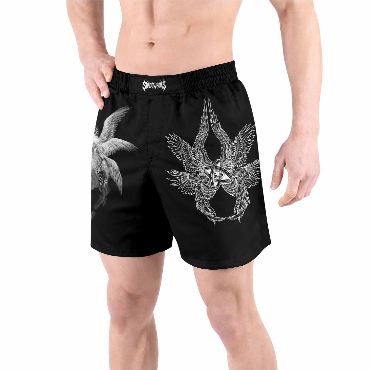 Seraphim Ascend Grappling Shorts - front view lifestyle