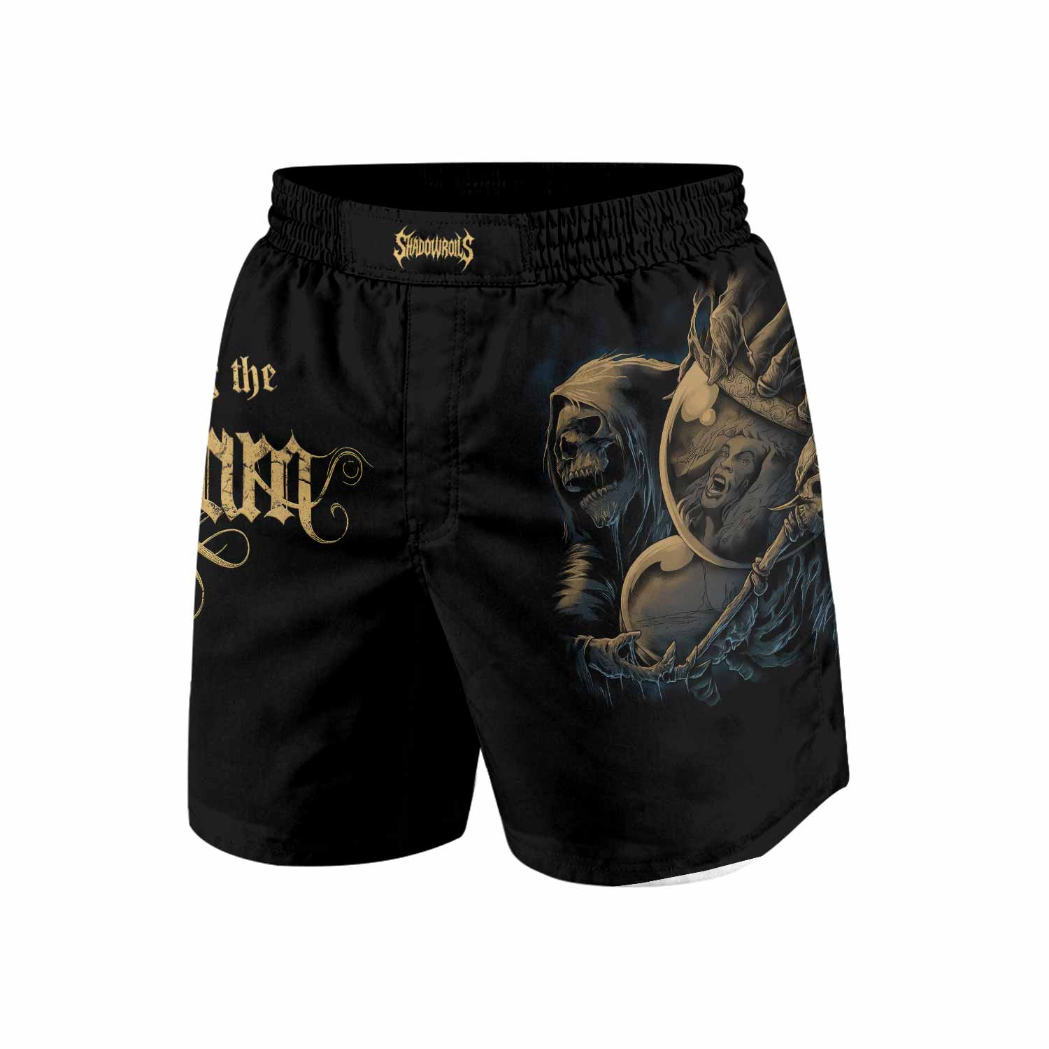Burning the Dream Grappling Shorts - front view mockup
