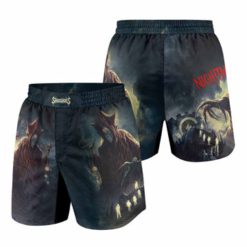 Nightmare Walker Grappling Shorts - front and back view