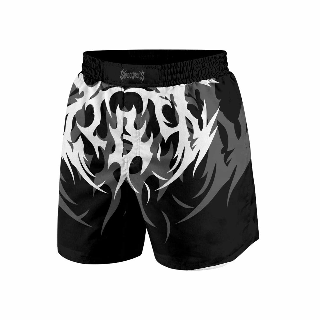 Tribal Inferno Grappling Shorts - front and back view