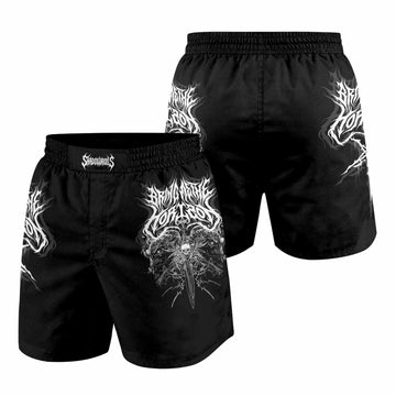 Sword of Chaos Grappling Shorts - front and back view
