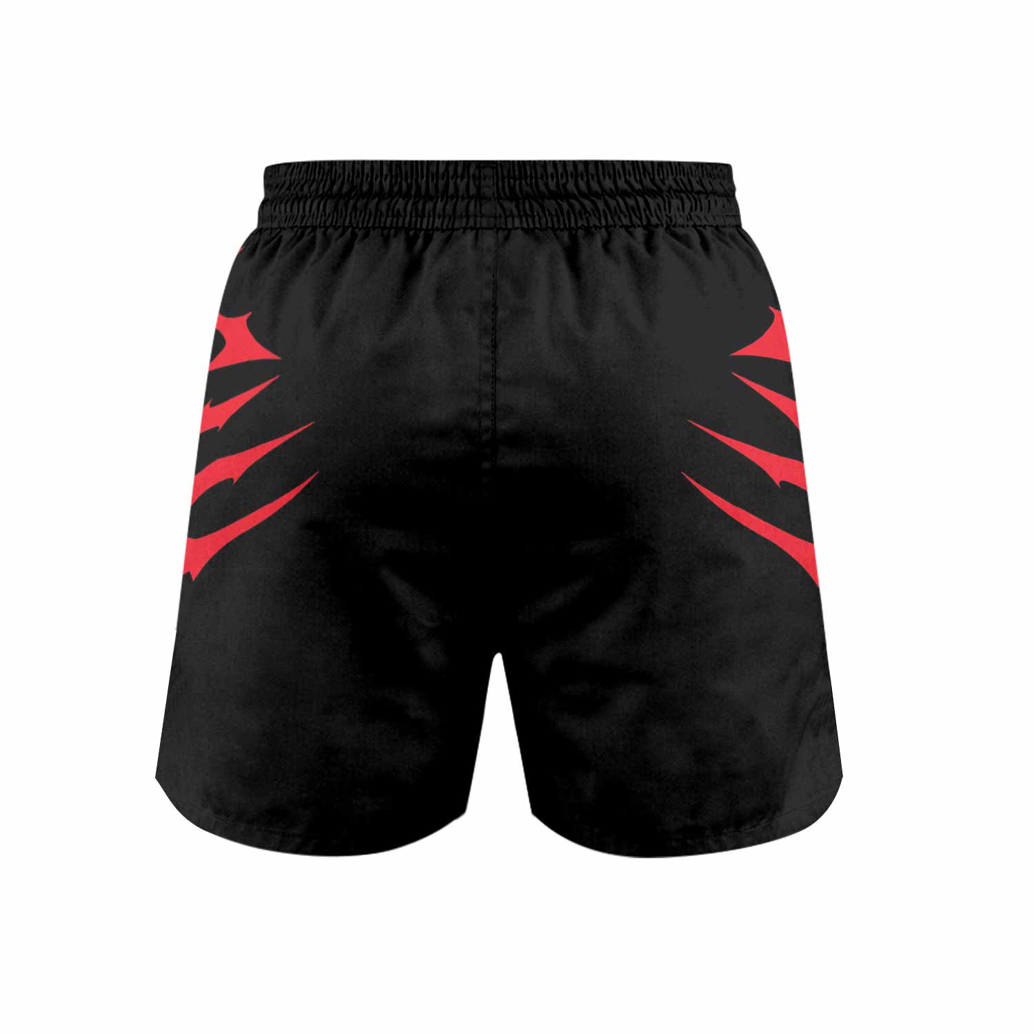 Infernal Flames Grappling Shorts - back view mockup