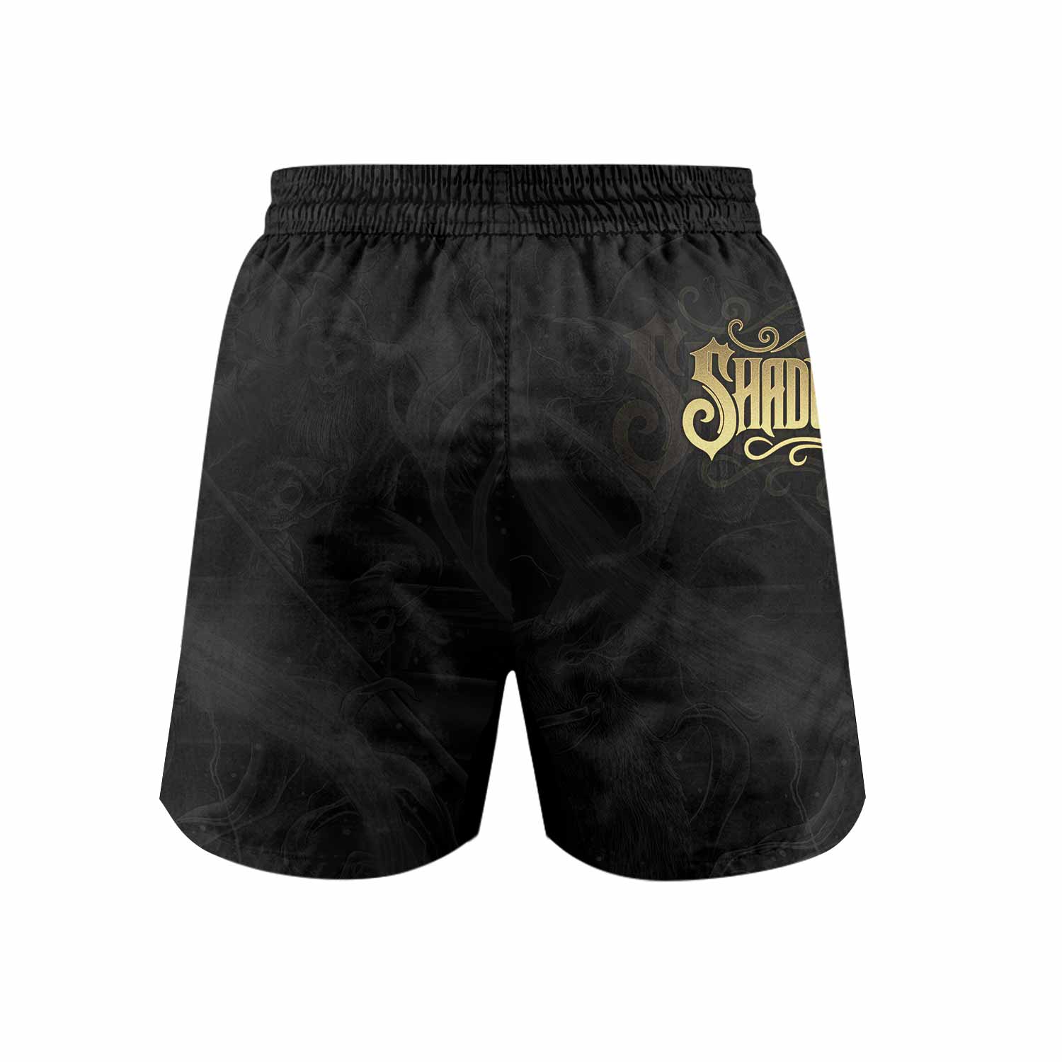 Moon Ritual Grappling Shorts - back view mockup