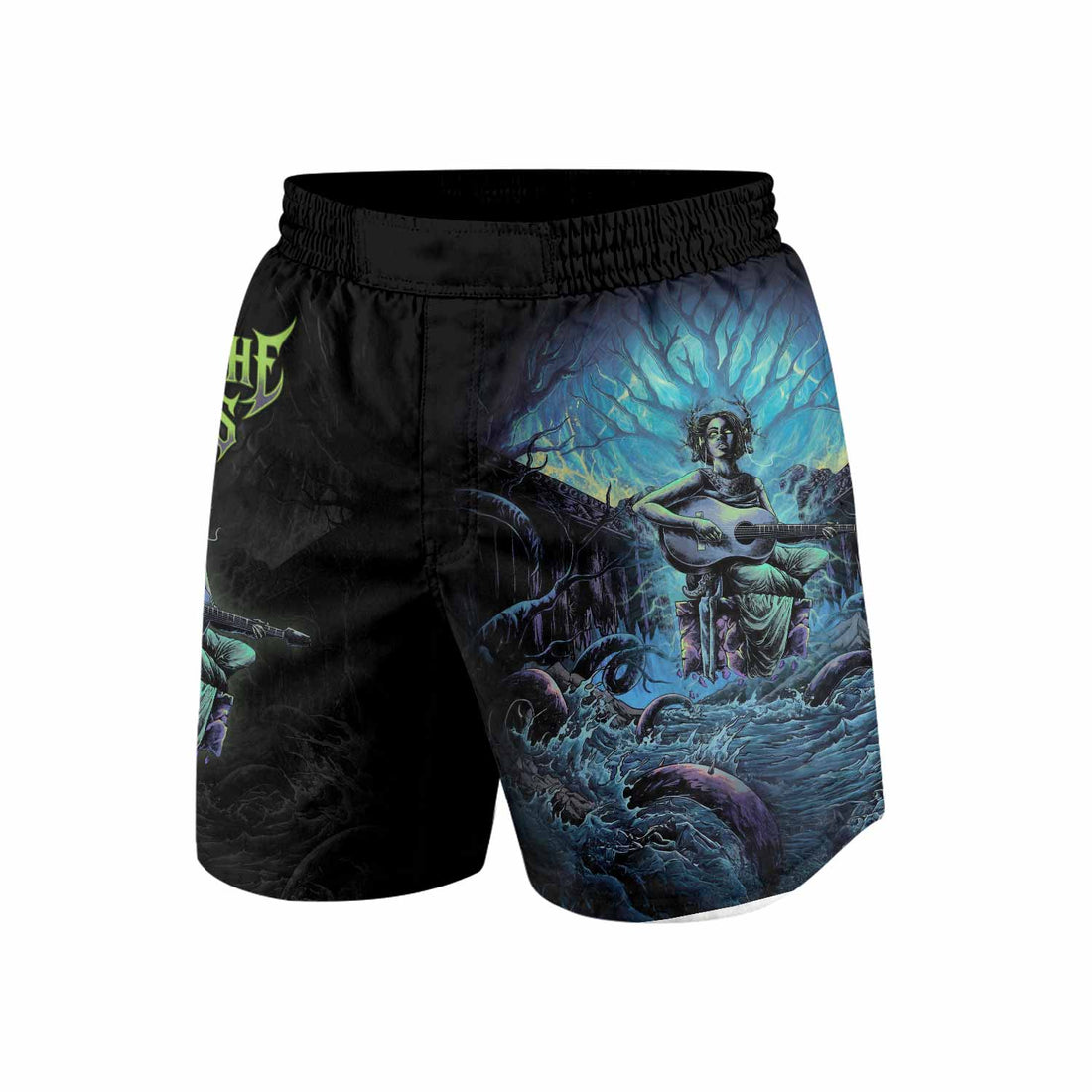 Vocal from the Abyss Grappling Shorts - front and back view