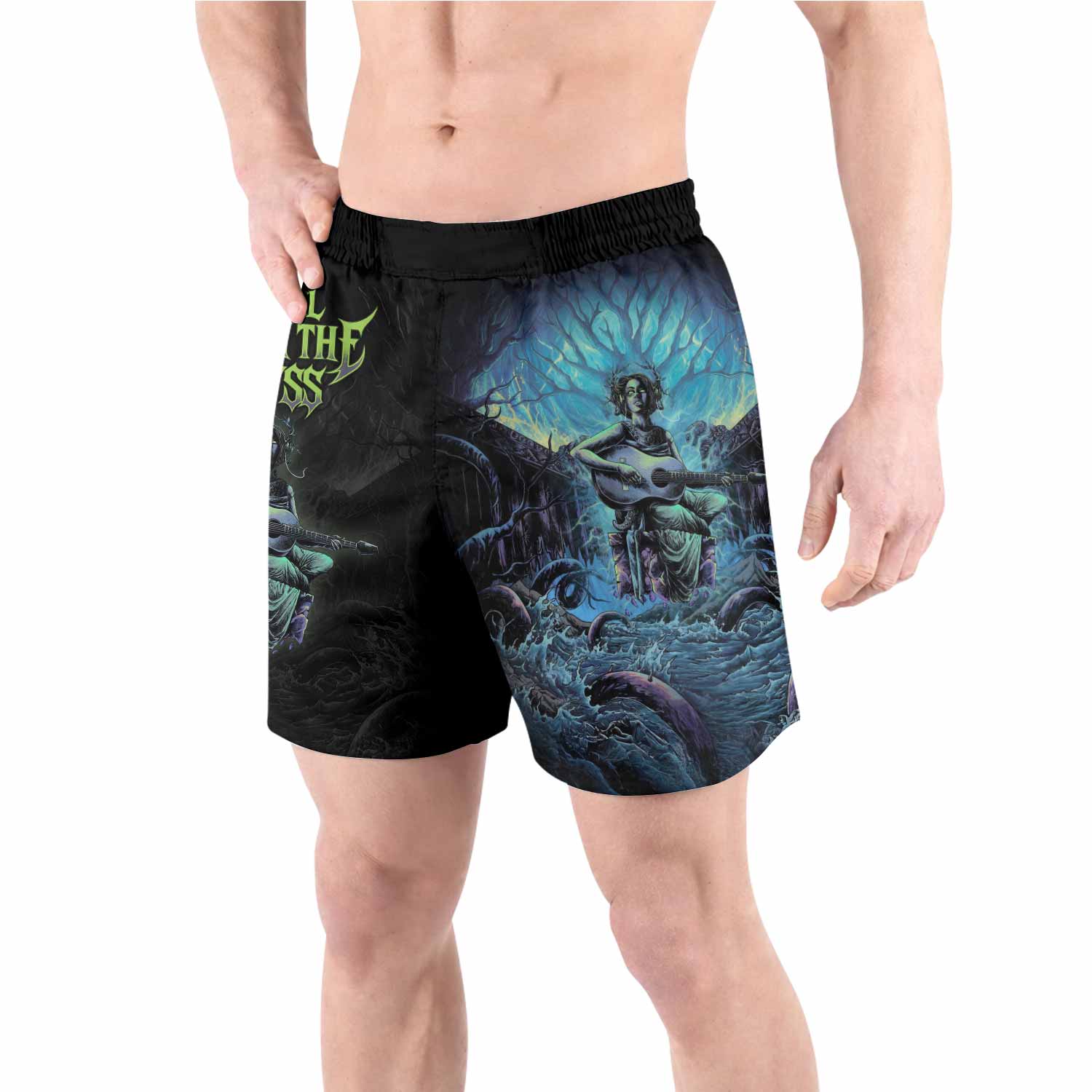 Vocal from the Abyss Grappling Shorts - front view lifestyle