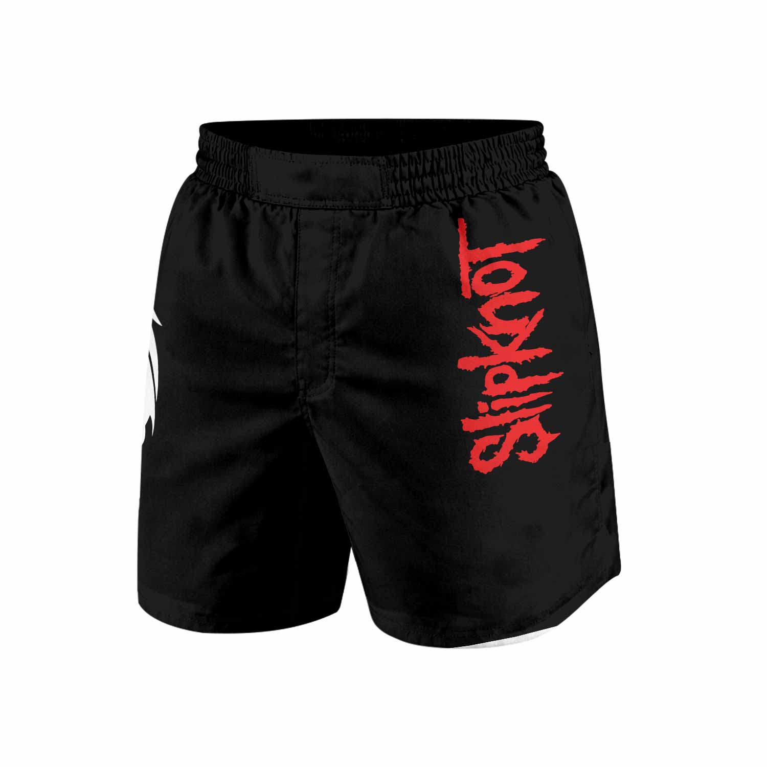 Slipknot Blood Ribcage Grappling Shorts - front view mockup