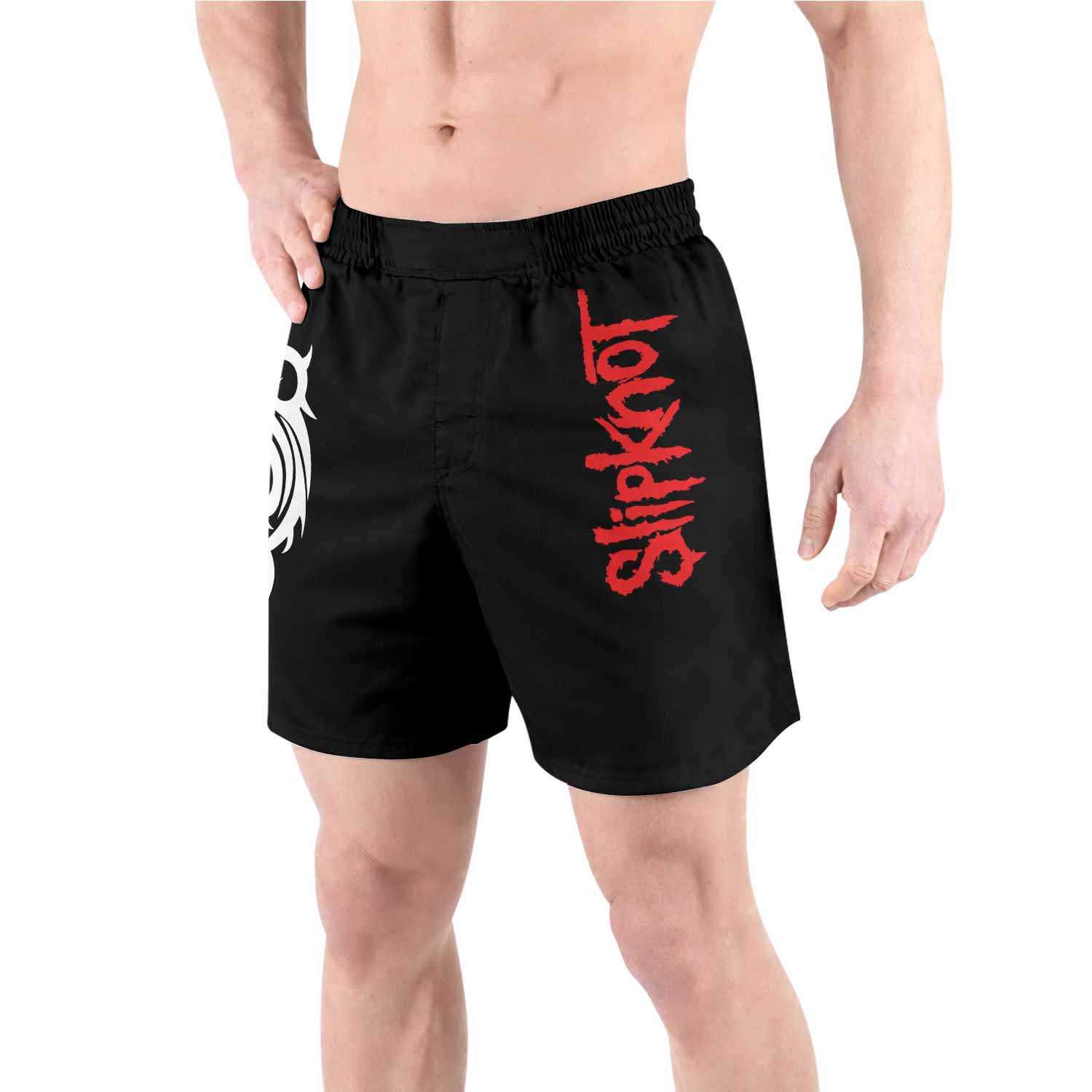 Slipknot Blood Ribcage Grappling Shorts - front view lifestyle