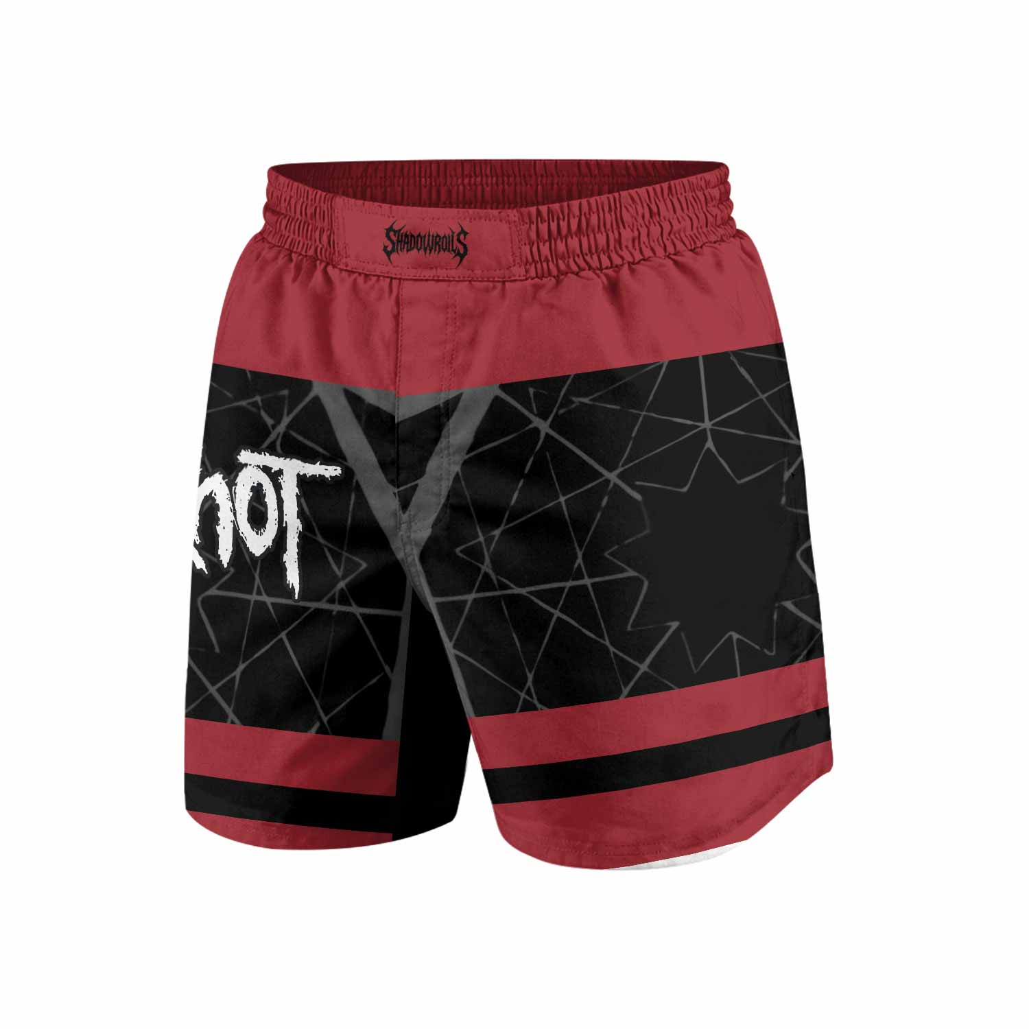 Slipknot Des Moines 95 Grappling Shorts - front view mockup