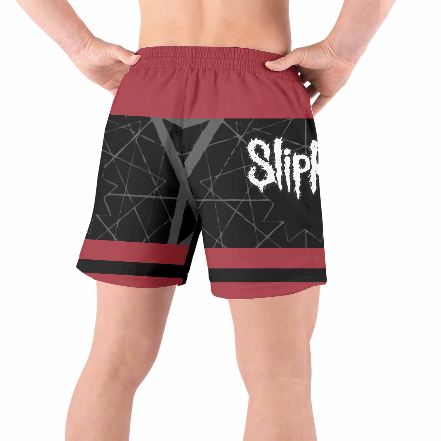 Slipknot Des Moines 95 Grappling Shorts - back view lifestyle