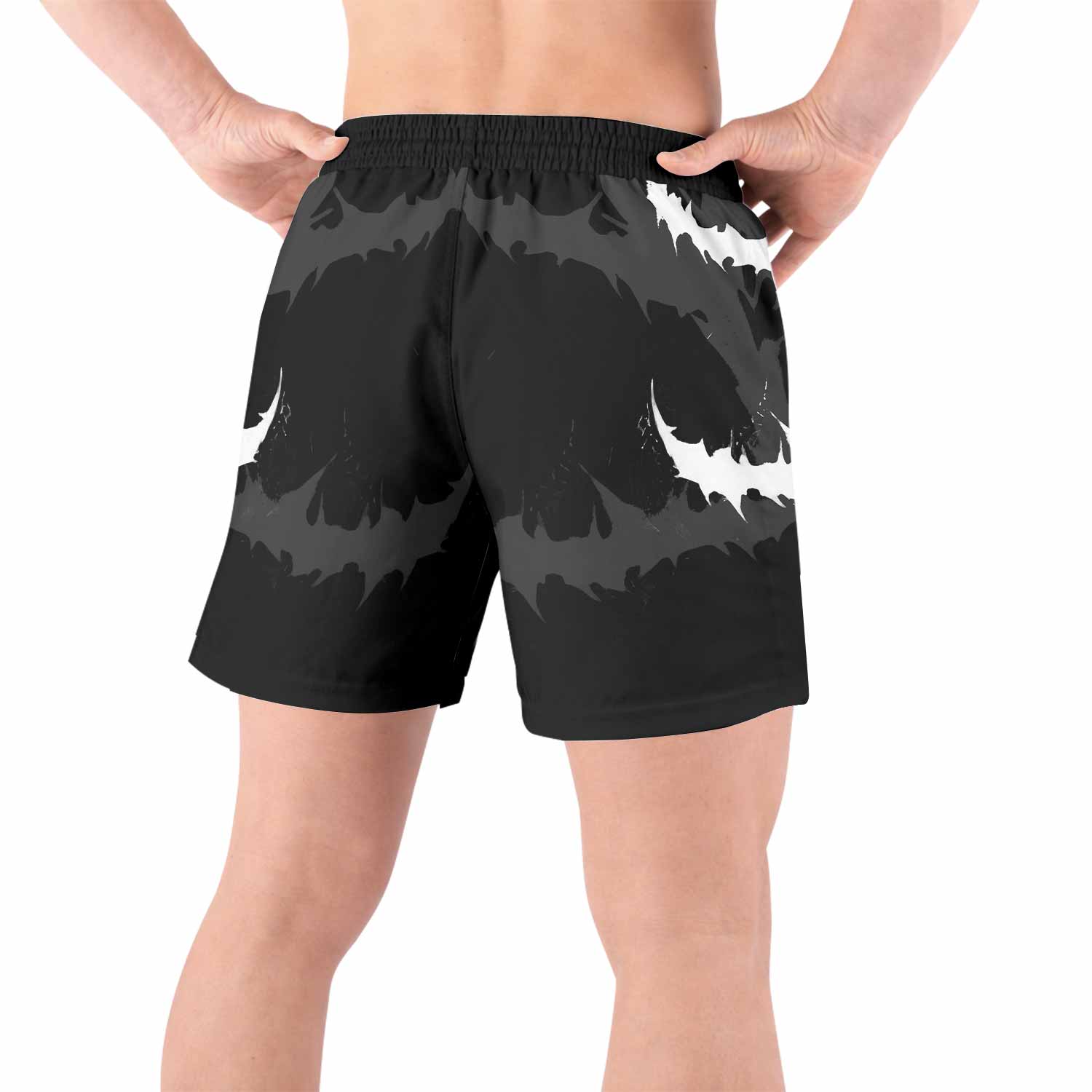 Angelmaker Demon Grappling Shorts - back view lifestyle