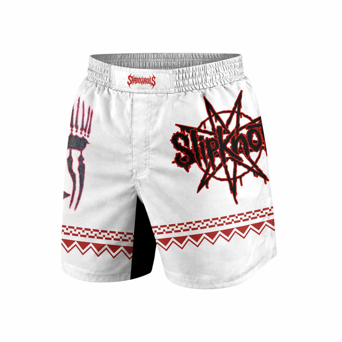 Slipknot Christmas Grappling Shorts - front and back view