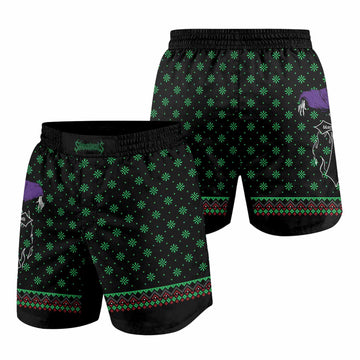 Holidays Bloody Holidays Grappling Shorts - front and back view