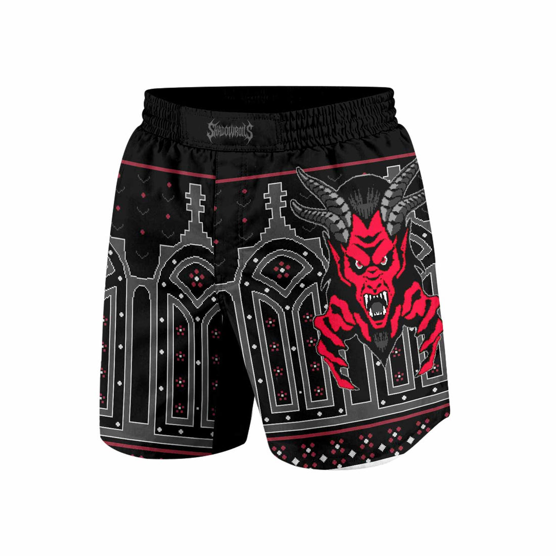 Hell's Gate Grappling Shorts - front and back view