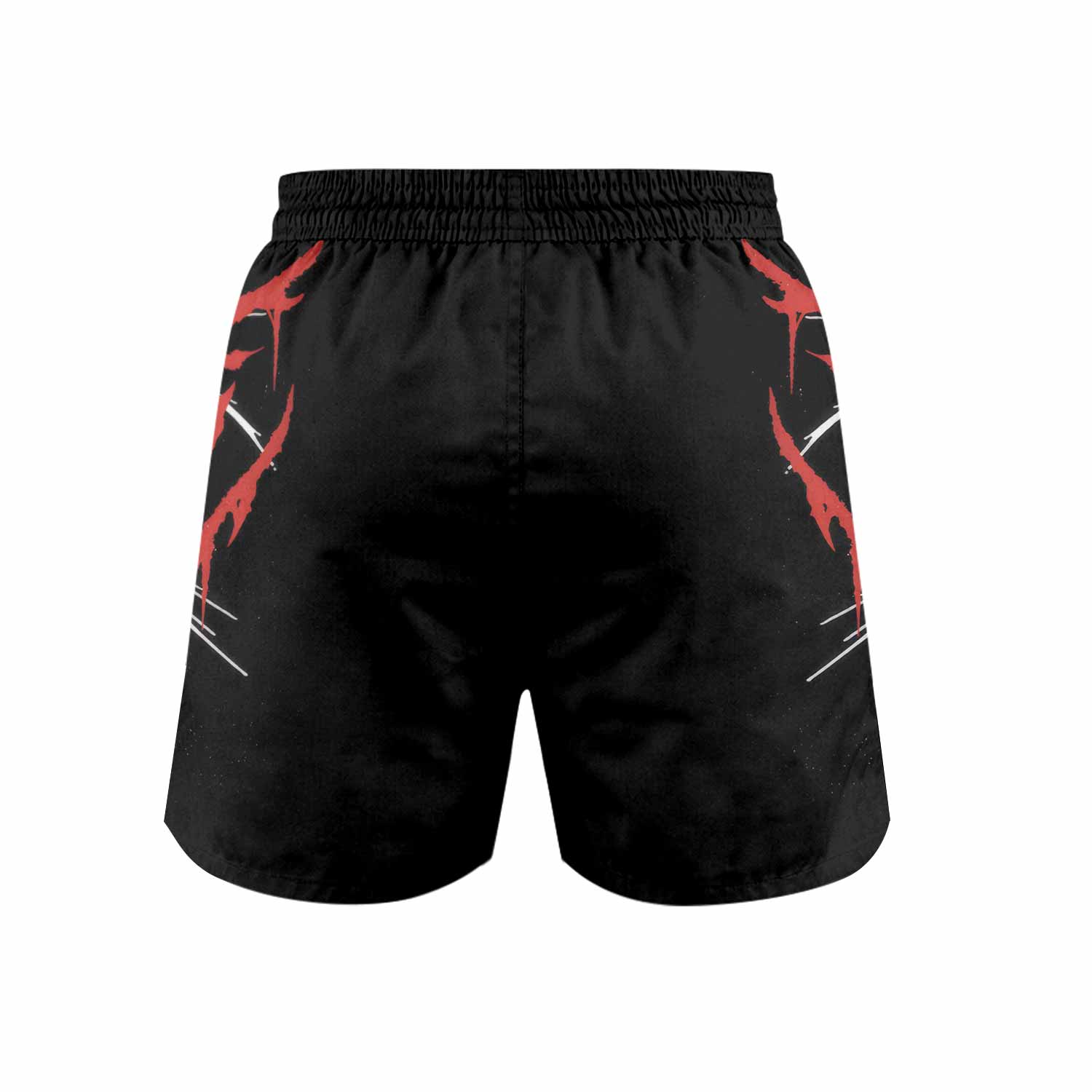 Infernal Spines Grappling Shorts - back view mockup