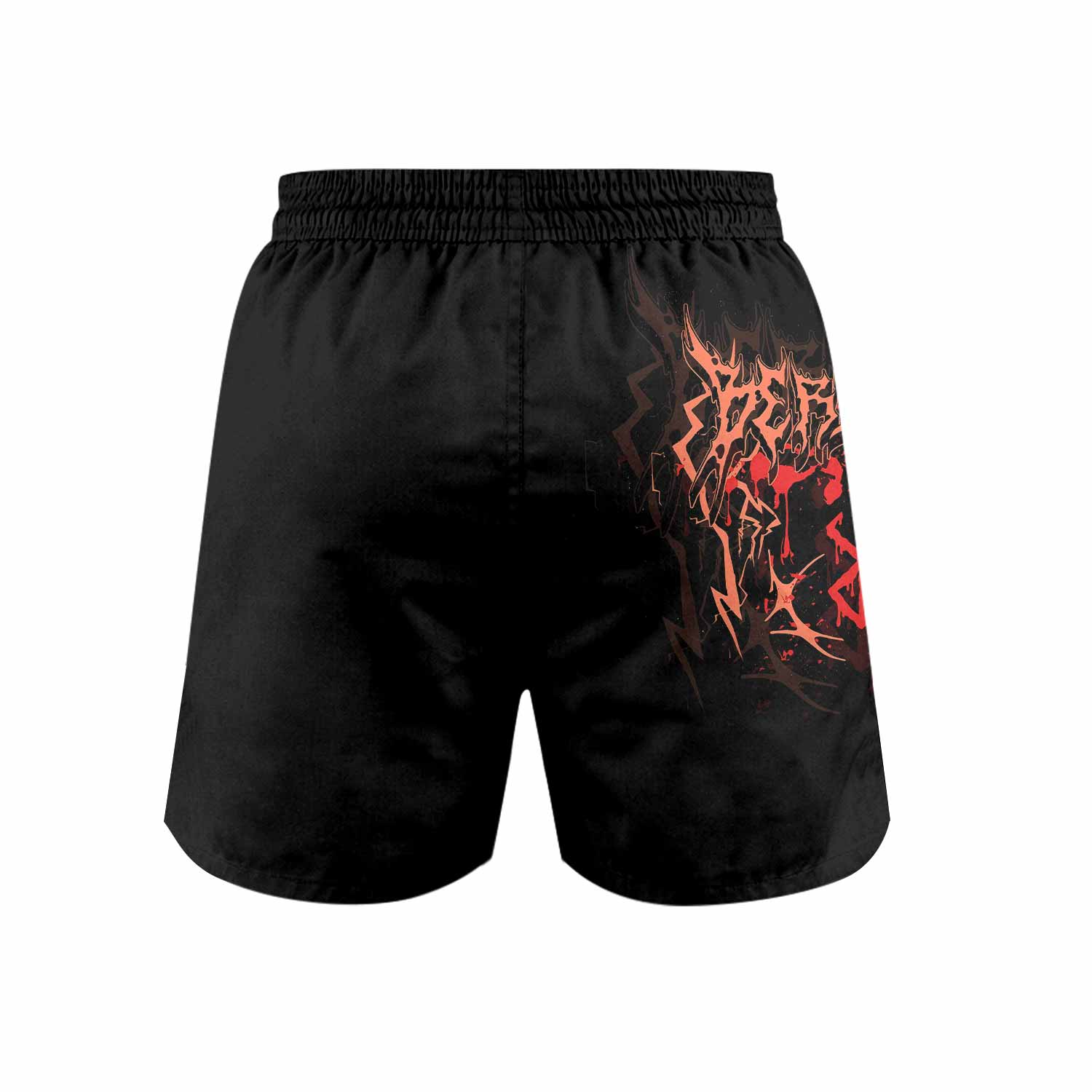 Berserker's Oath Grappling Shorts - back view mockup