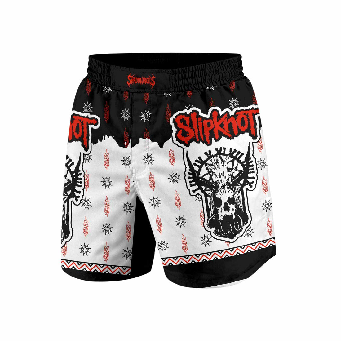 Slipknot Infernal Goat Grappling Shorts - front and back view