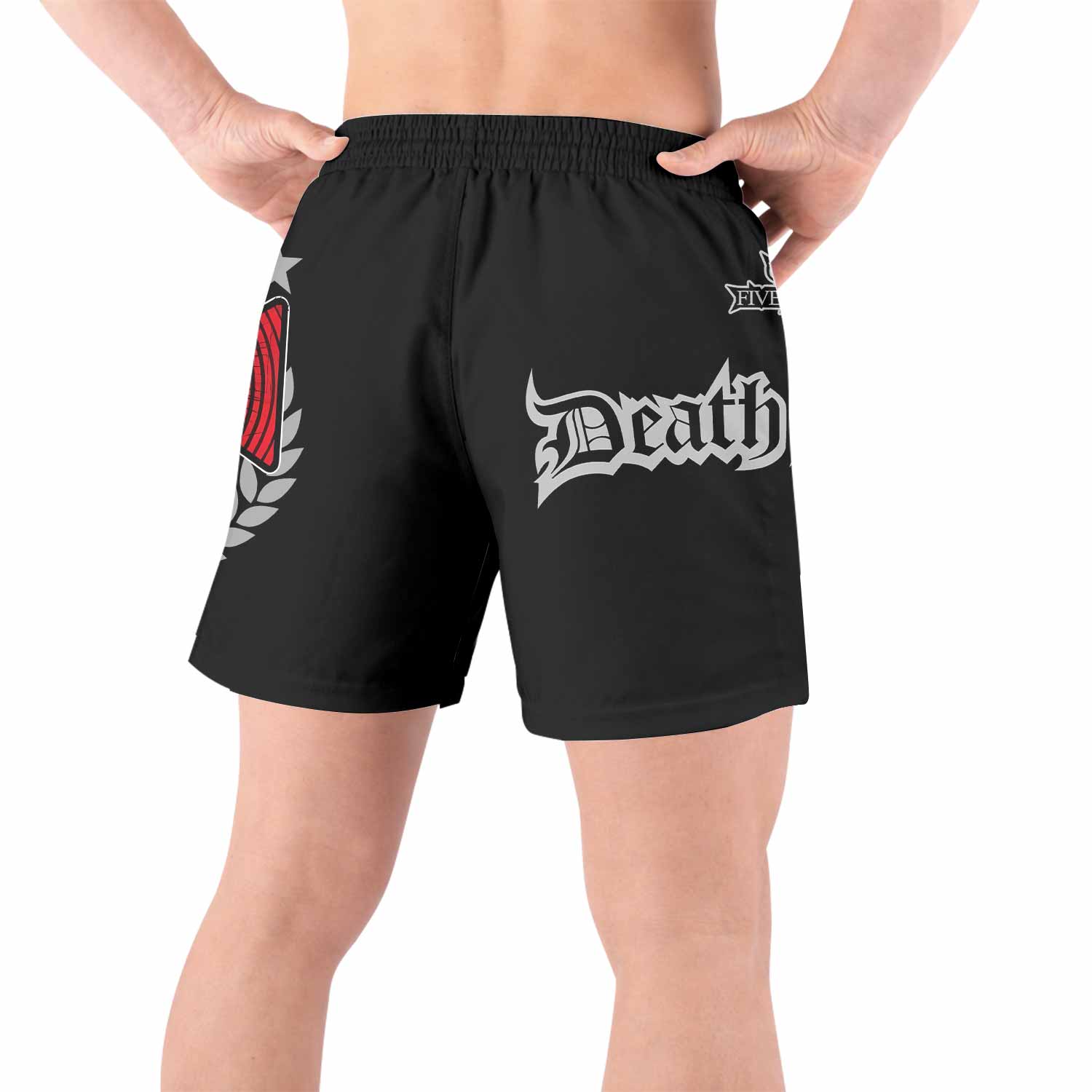 Death Punch Grappling Shorts - back view lifestyle