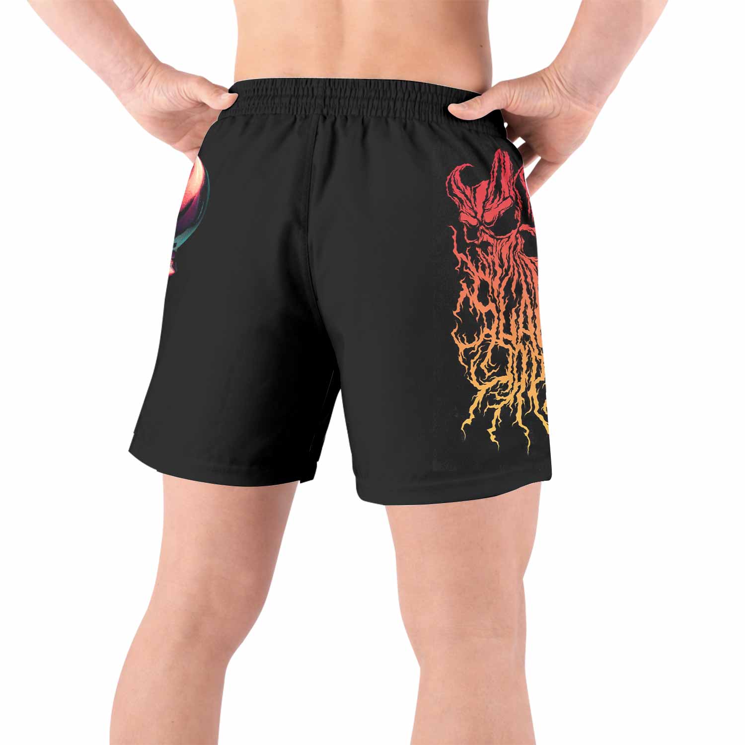 Kostolom Grappling Shorts - back view lifestyle