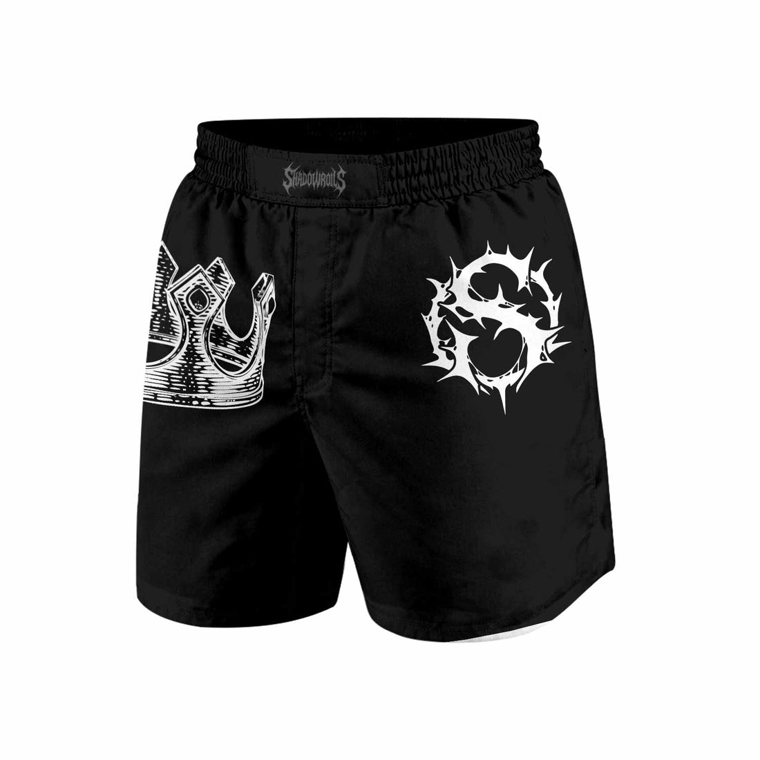 The King of Glory Grappling Shorts - front and back view