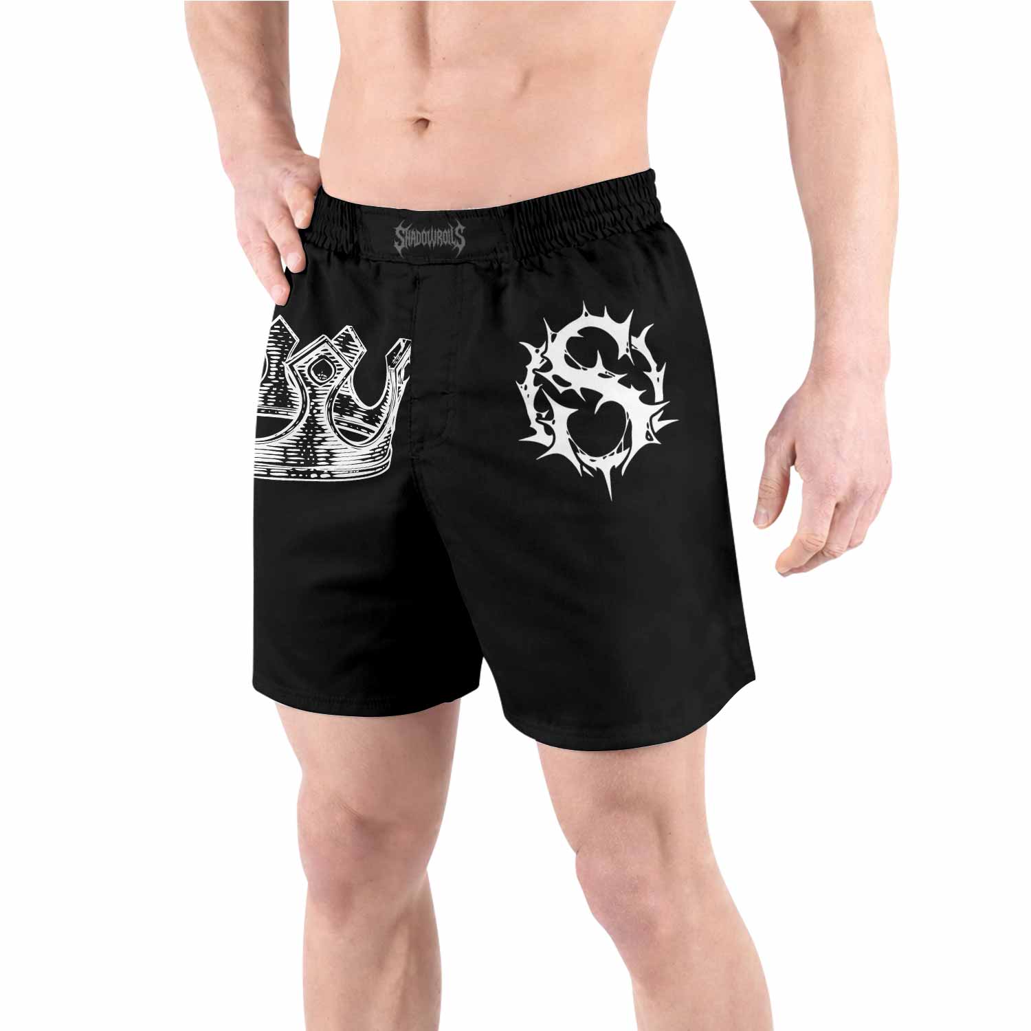 The King of Glory Grappling Shorts - front view lifestyle