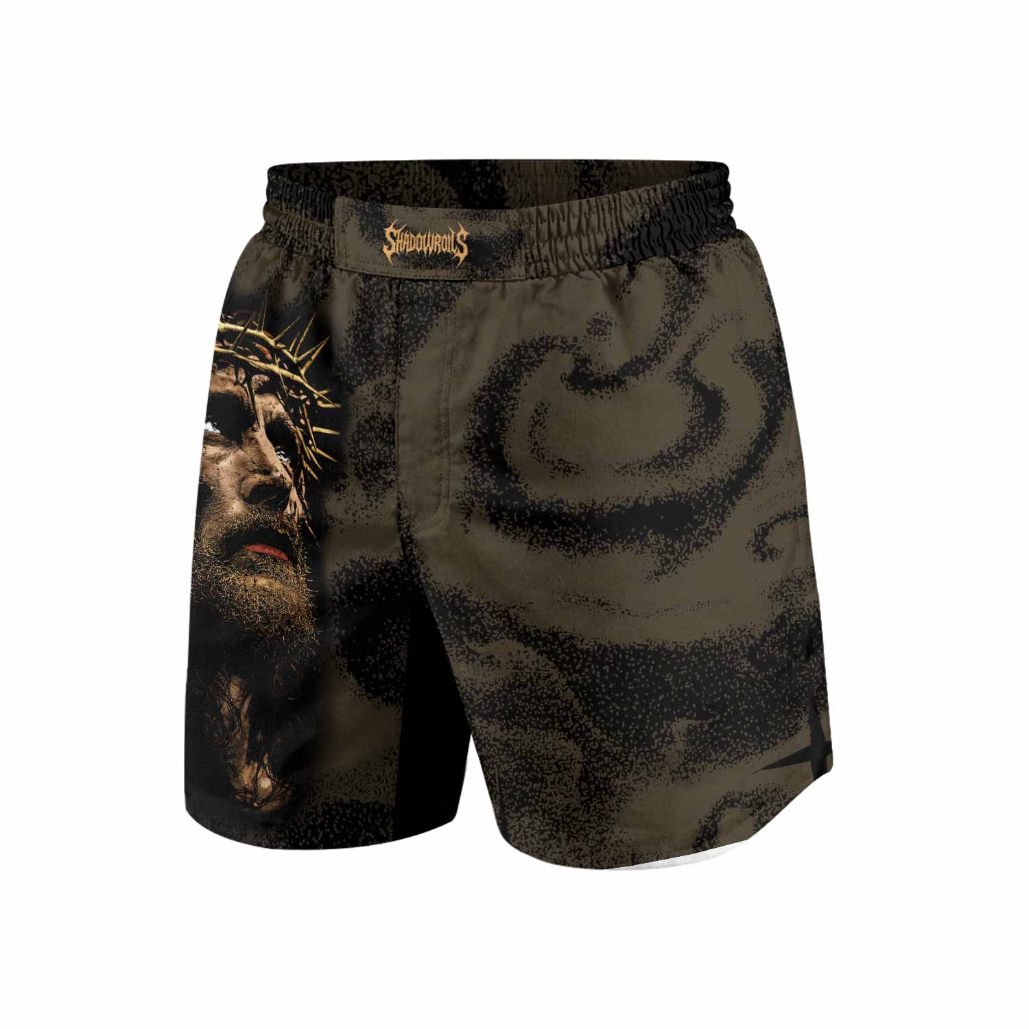 Live for Him Grappling Shorts - front view mockup