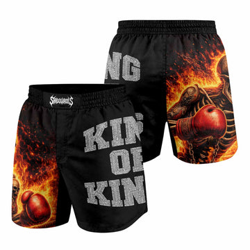 Saint King of Kings Grappling Shorts - front and back view