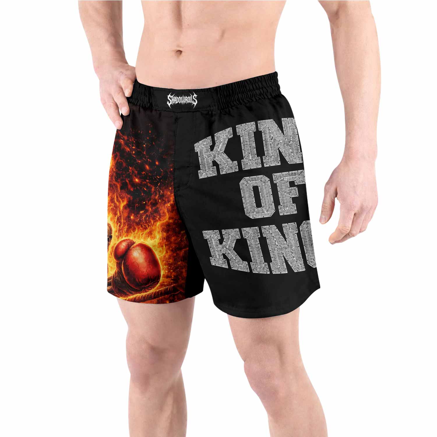 Saint King of Kings Grappling Shorts - front view lifestyle