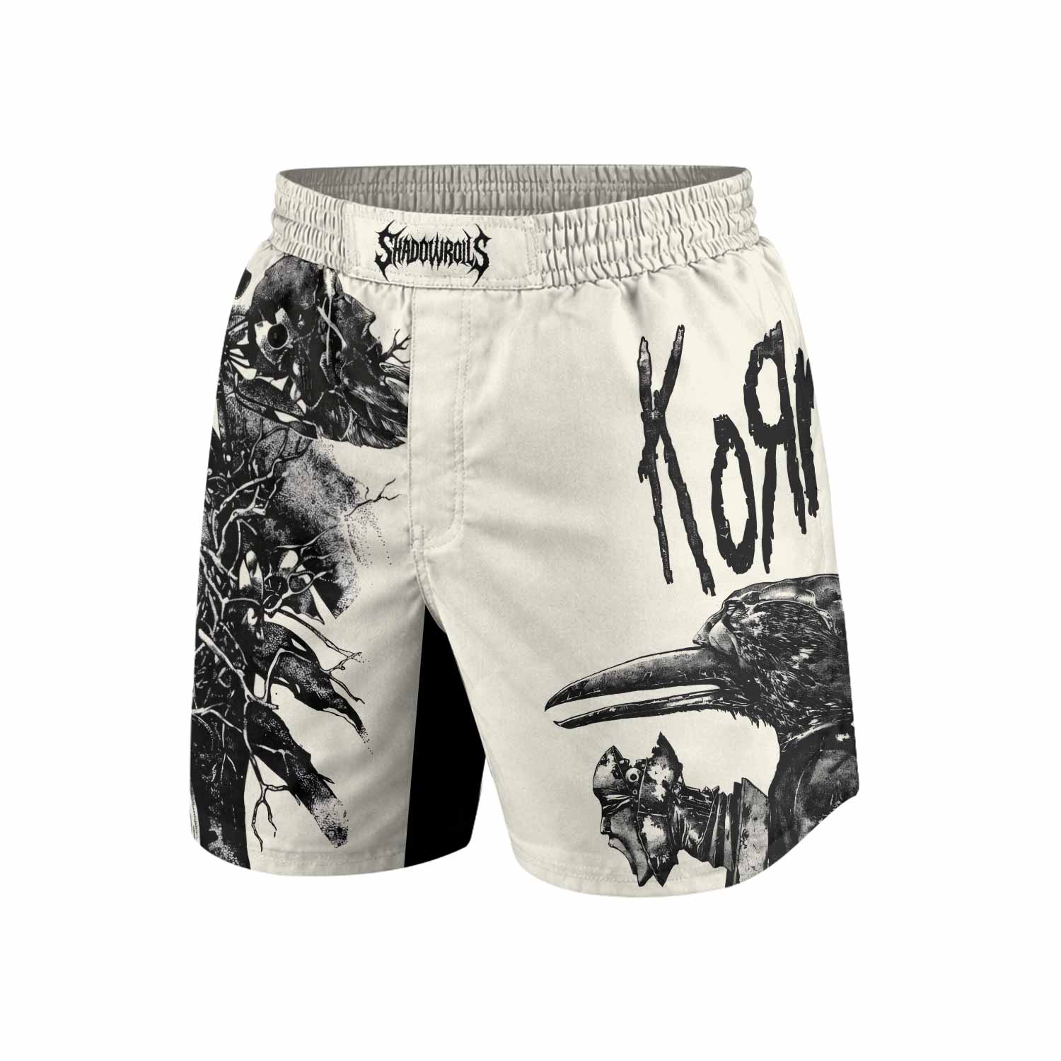 Korn Eye Of Heart Grappling Shorts - front view mockup