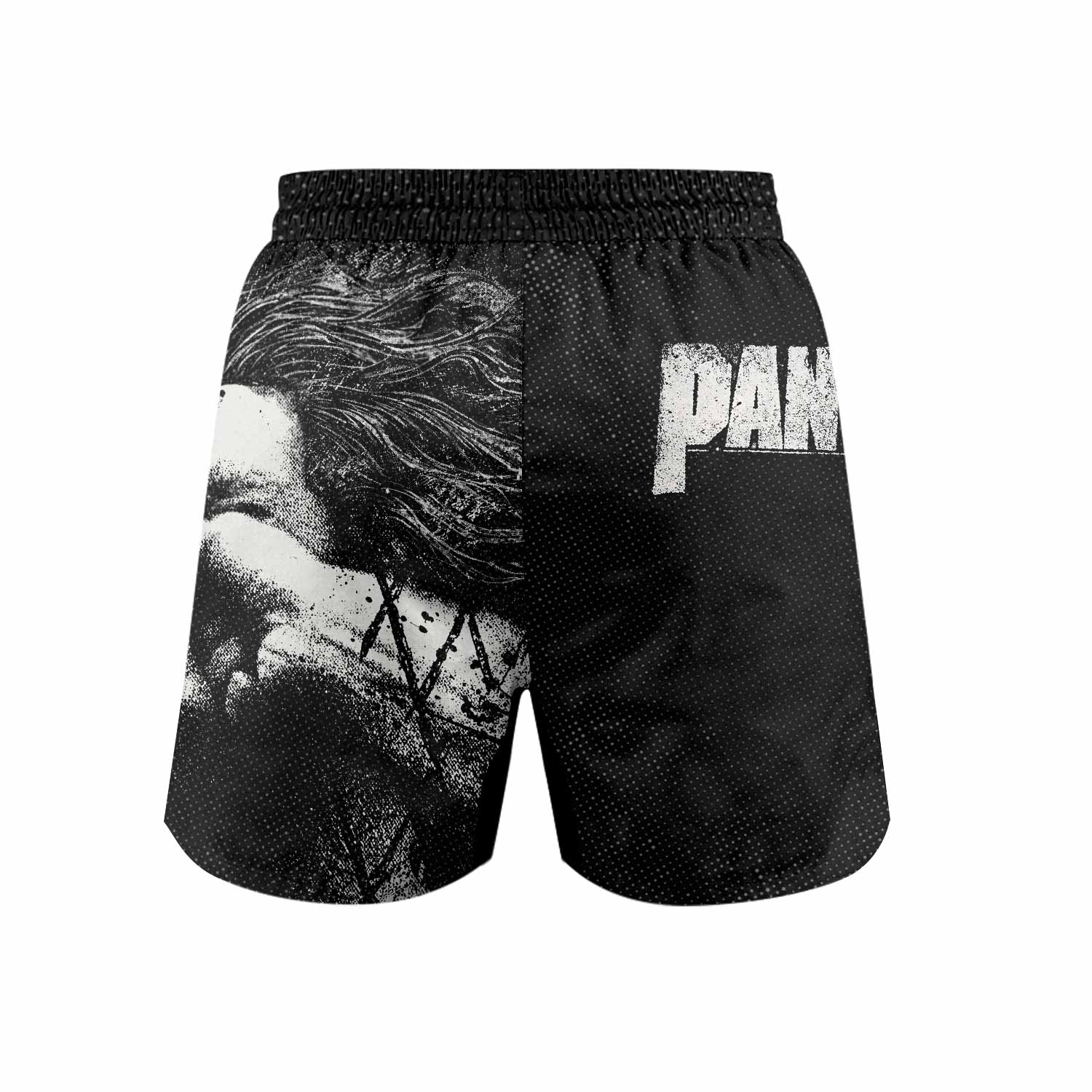Vulgar Display of Power Pantera Grappling Shorts - back view mockup