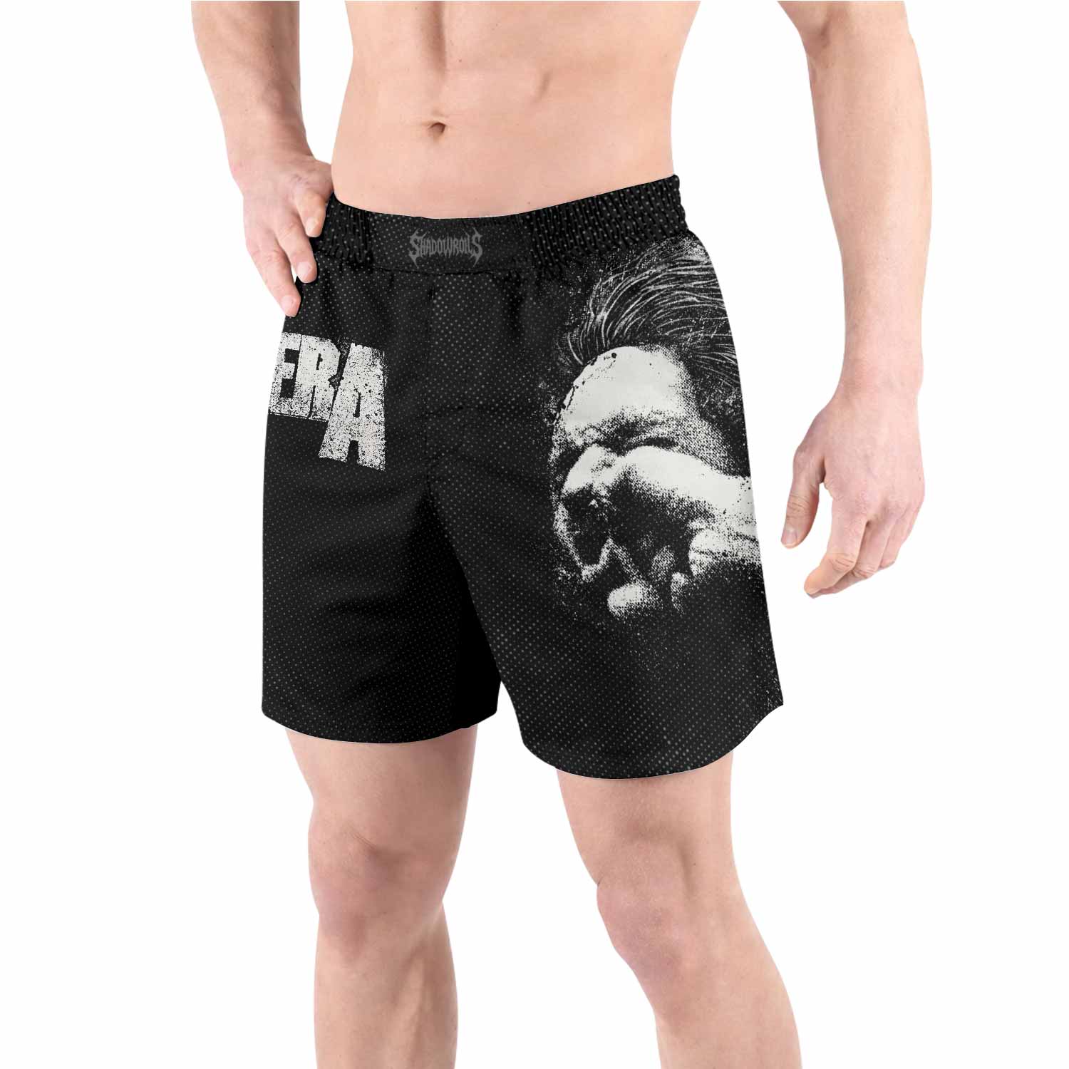 Vulgar Display of Power Pantera Grappling Shorts - front view lifestyle