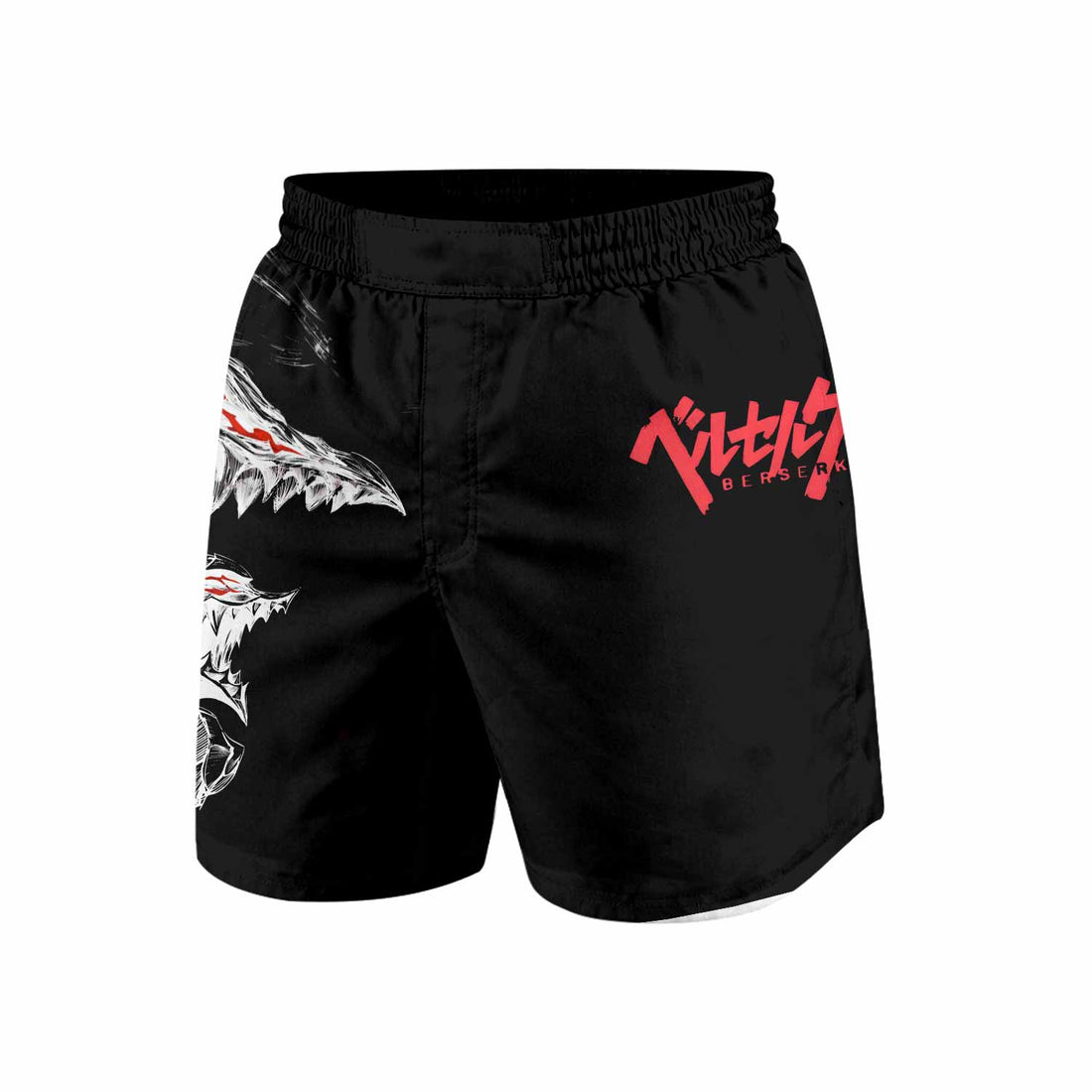 Berserk Guts Berserker Armor Grappling Shorts - front and back view