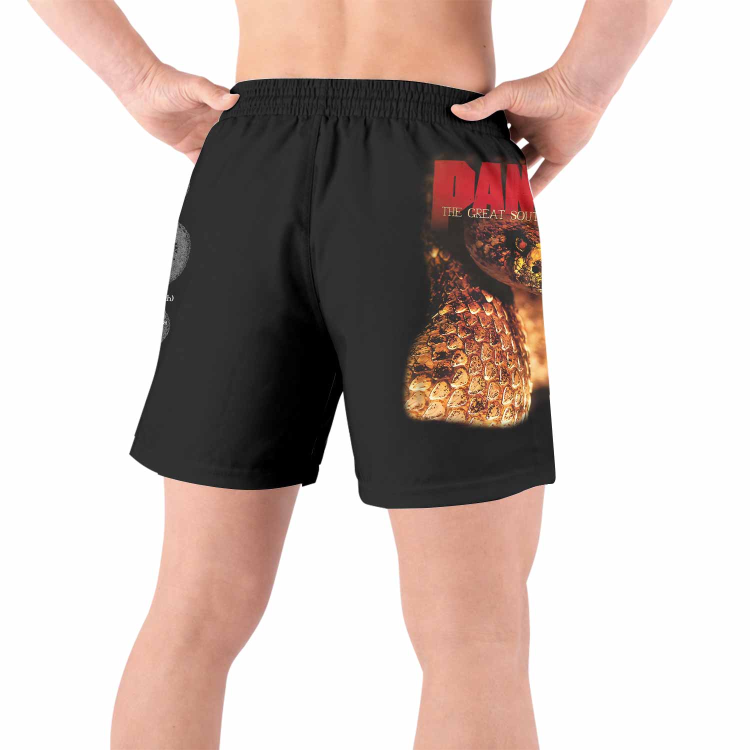 Pantera The Great Southern Trendkill Grappling Shorts - back view lifestyle