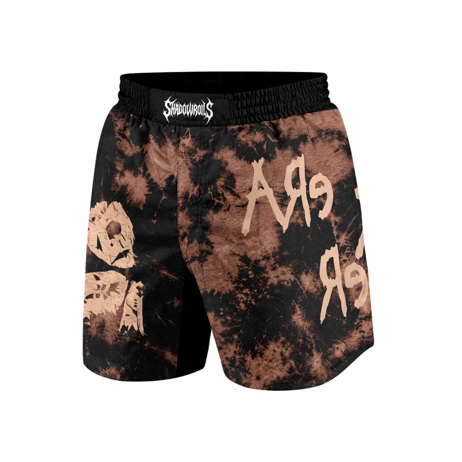Korn Are You Ready Grappling Shorts - back view mockup