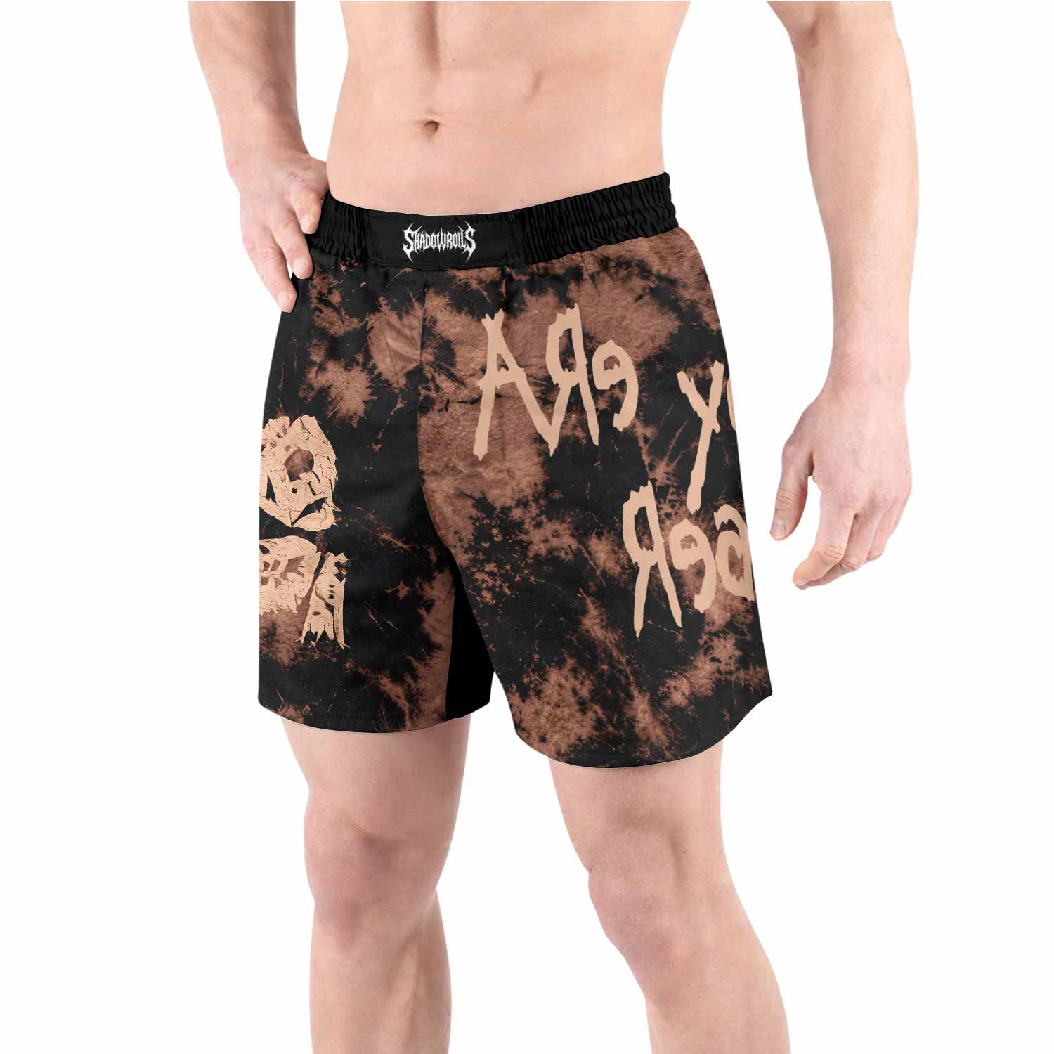 Korn Are You Ready Grappling Shorts - front view lifestyle